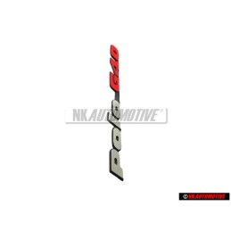 VW Original POLO G40 Trasero Rotulo Insignia Emblema Cromo Rojo - 871853687E VD9