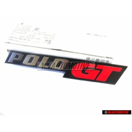 VW Original POLO GT Trasero Rotulo Insignia Emblema - 861853750