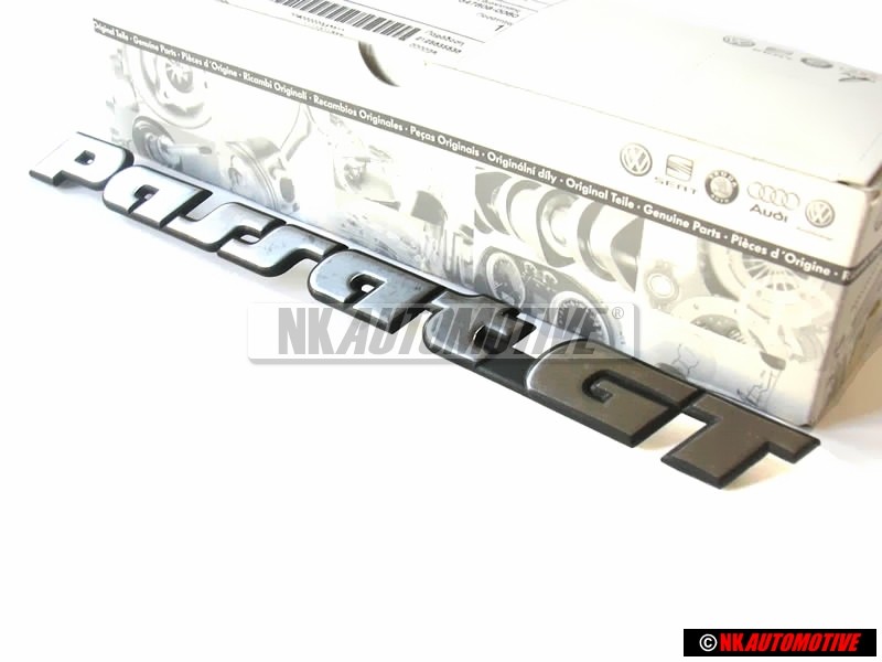 VW Original PASSAT GT Trasero Rotulo Insignia Emblema - 357853687K GX2