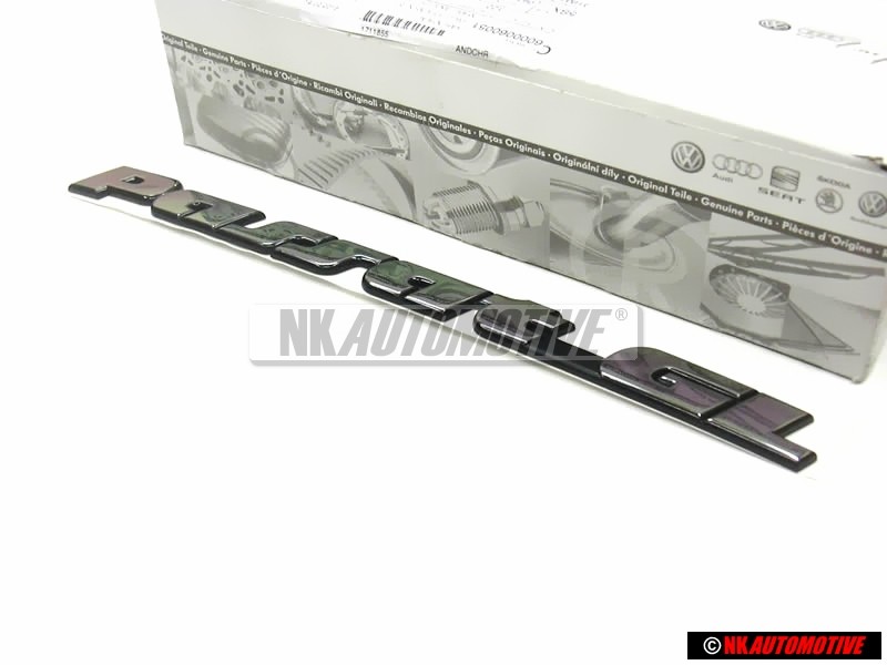 VW Original PASSAT GL Trasero Rotulo Insignia Emblema Cromo - 3A0853687J Z10