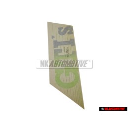 VW Original Rotulo Autoadhesivo Verde/Pink - 191853427 BRA