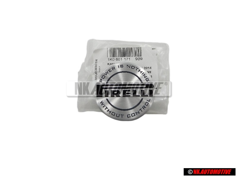 VW Original Tapa Protectora Negro Satinado - 1K0601171 9B9