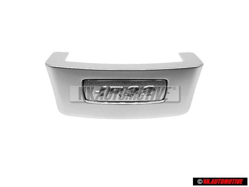 VW Original R32 Volante Rotulo Insignia Emblema Aluminio - 1K0419685S 3Q7