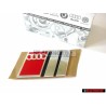 Audi Original S2 Trasero Rotulo Insignia Emblema Cromo Rojo - 895853735B 2ZZ