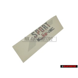 VW Original Rotulo Autoadhesivo Negro/Rojo - 155853901D BYP