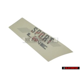 VW Original Rotulo Autoadhesivo Negro/Rojo - 155853901D BYP