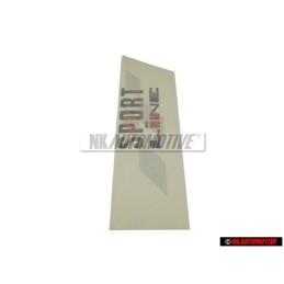 VW Original Rotulo Autoadhesivo Negro/Rojo - 155853901D BYP