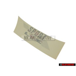 VW Original Rotulo Autoadhesivo Negro/Rojo - 155853902C BYP