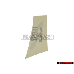 VW Original Rotulo Autoadhesivo Negro/Rojo - 155853902C BYP