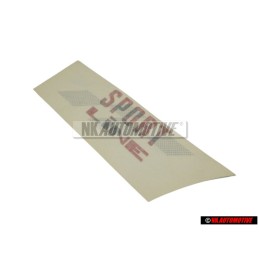 VW Original Rotulo Autoadhesivo Rojo/Negro - 155853901D BYQ