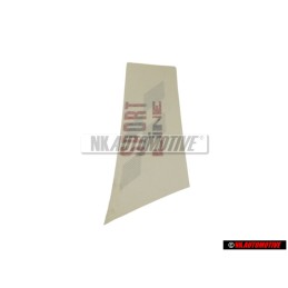 VW Original Rotulo Autoadhesivo Rojo/Negro - 155853902C BYQ