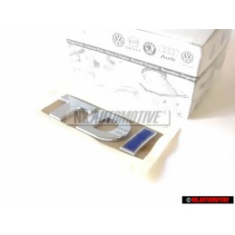 VW Original TDI Trasero Rotulo Insignia Emblema Cromo Azul - 5K0853675AJHCE