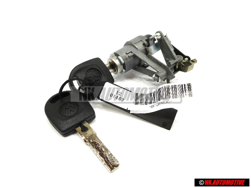 VW Original Bombin De Cierre Con Llaves Y Carcasa - 1J6827297G
