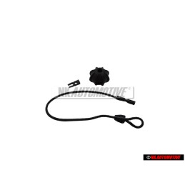 VW Original Banda Retentora Negro Satinado - 1K8863447 9B9