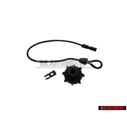 VW Original Banda Retentora Negro Satinado - 1K8863447 9B9