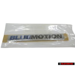 VW Original BLUE MOTION Trasero Rotulo Insignia Emblema Cromo - 6R0853675G WWS