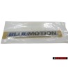 VW Original BLUE MOTION Trasero Rotulo Insignia Emblema Cromo - 6R0853675G WWS