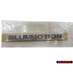 VW Original BLUE MOTION Trasero Rotulo Insignia Emblema Cromo - 6R0853675G WWS