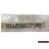 VW Original BLUE MOTION Trasero Rotulo Insignia Emblema Cromo - 6R0853675G WWS