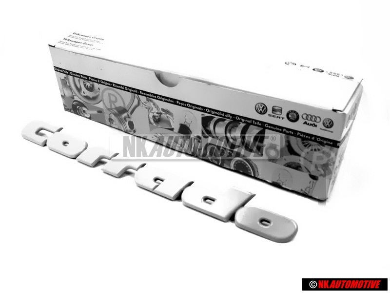 VW Original CORRADO Trasero Rotulo Insignia Emblema PrimeRojo - 535853687 GRU