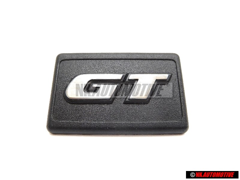 VW Original GT Lado Rotulo Insignia Emblema Plata Cepillada - 191853688R GX2