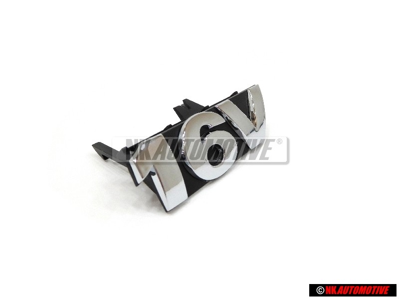 VW Original 16V Frente Rotulo Insignia Emblema Cromo - 6N0853679C FDY