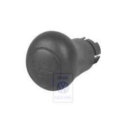 VW Original Pomo Palanca Cambio Negro Satinado - 1H0711141H 01C