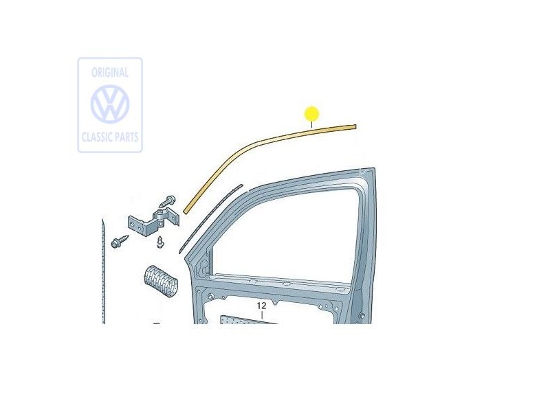 VW Original 1 Juego Laminas Protectoras - 1J3898105
