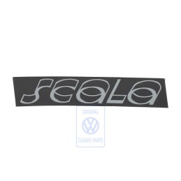 VW Original Rotulo Negro Satinado/Zafiro-Metaliza - 533853685M PF9