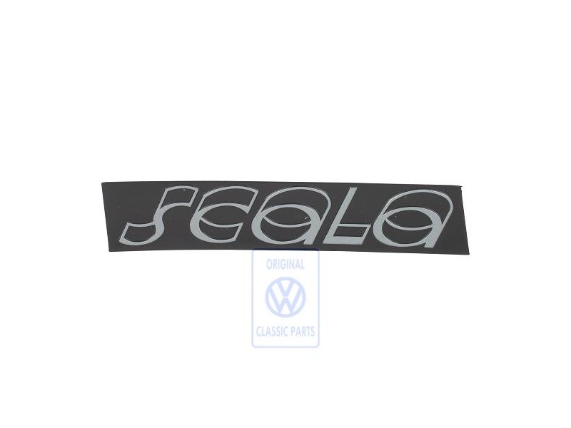 VW Original Rotulo Negro Satinado/Zafiro-Metaliza - 533853685M PF9