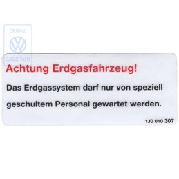 VW Original Rotulo Explicativo - 1J0010307