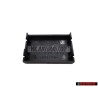 VW Original Cubierta Negro Satinado - 701858225 01C