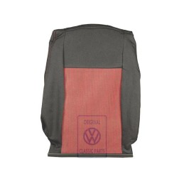 VW Original Tapizado Respaldo Tejido Rojo/Negro - 1J0881805BRLNR
