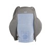 VW Original Tapizado Respaldo Tejido Con Bolsa Azul/Negro - 1J0881805EQKMD