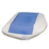 VW Original Tapizado Asiento (Tejido) Gris Franela/Azul - 1J0885405APJNP