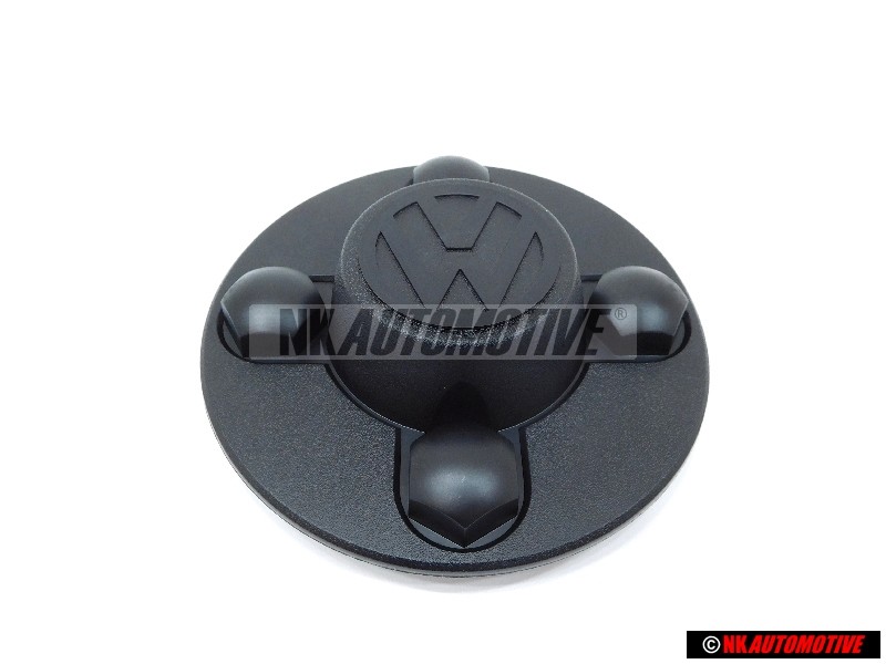 VW Original Tapacubos Negro Satinado - 1H0601171 01C