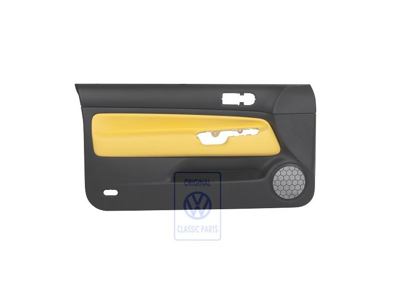 VW Original Panel De Puerta (Cuero) Yellow - 1J3867011DLHUV