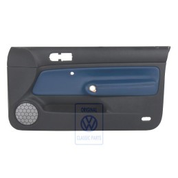 VW Original Panel De Puerta (Cuero) Negro/Orbitblue - 1J3867012CNGEC