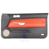 VW Original Panel De Puerta Cuero Negro/Naranja Tropic - 1J3867012CPGEB