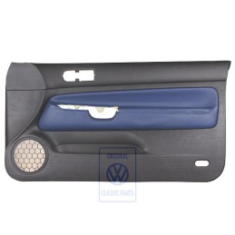 VW Original Panel De Puerta Cuero Negro/Orbitblue - 1J3867012CPGEC