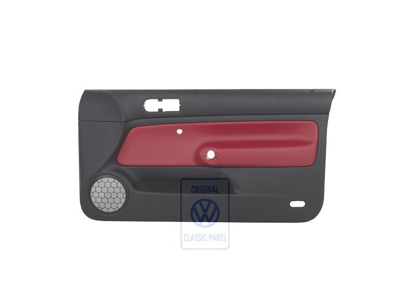 VW Original Panel De Puerta (Cuero) Rojo - 1J3867012EBLLD