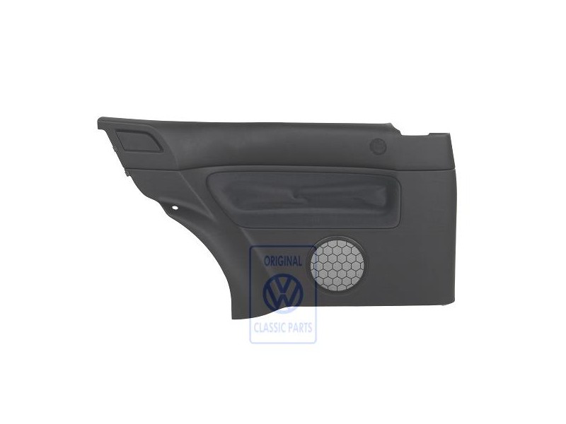 VW Original Revestimiento Lateral (Tela) Negro/Negro - 1J3867043CAEWL
