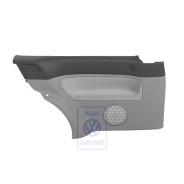 VW Original Revestimiento Lateral (Tela) Negro/Gris Franela - 1J3867043CAHRY