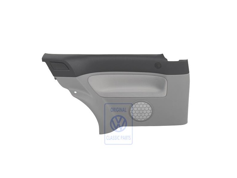 VW Original Revestimiento Lateral (Tela) Negro/Gris Franela - 1J3867043CAHRY