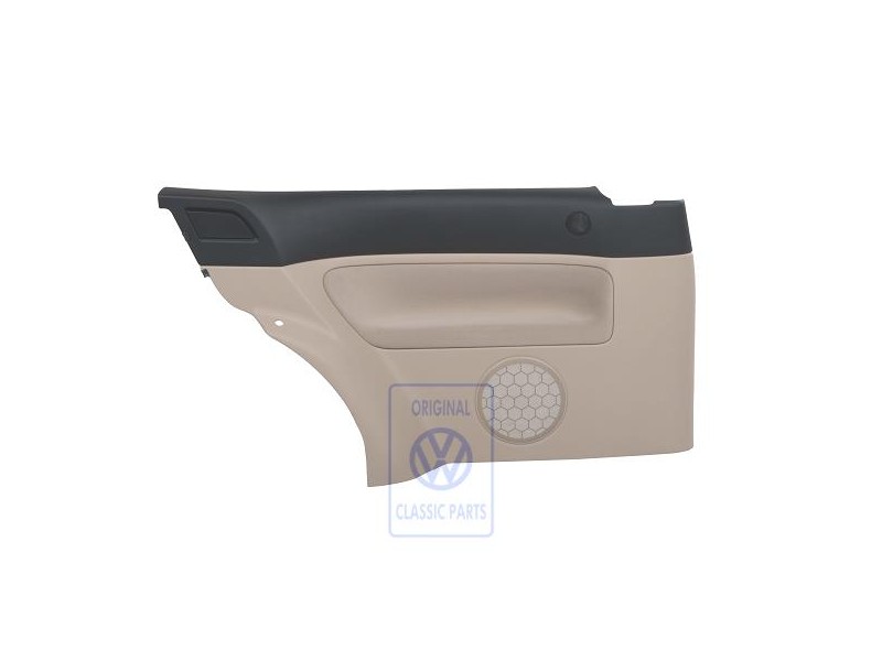 VW Original Revestimiento Lateral (Tela) Negro/Beige Claro - 1J3867043CAHRZ