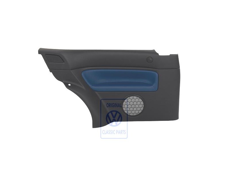 VW Original Revestimiento Lateral (Cuero) Negro/Jazzblue - 1J3867043CCHSE
