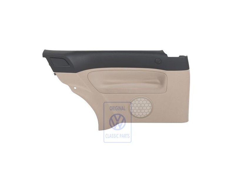 VW Original Revestimiento Lateral (Tela) Negro/Beige Claro - 1J3867043CJFWW