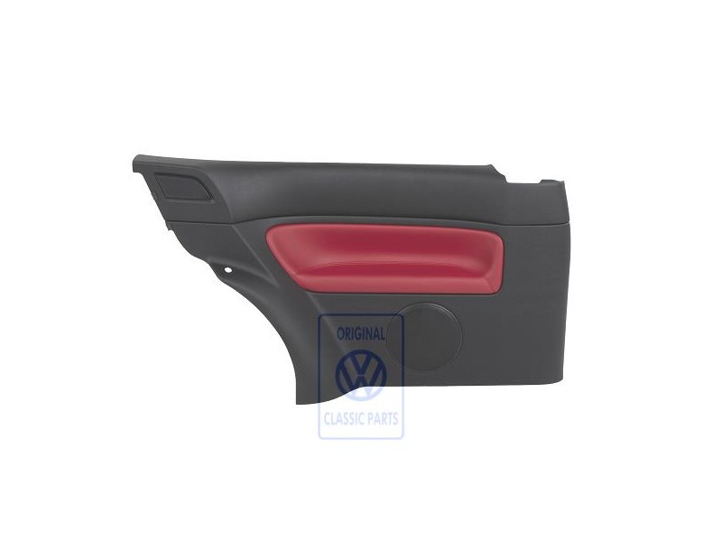 VW Original Revestimiento Lateral (Cuero) Rojo - 1J3867043CMLLD