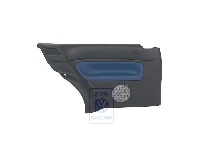 VW Original Revestimiento Lateral (Cuero) Negro/Jazzblue - 1J3867043CNHSE