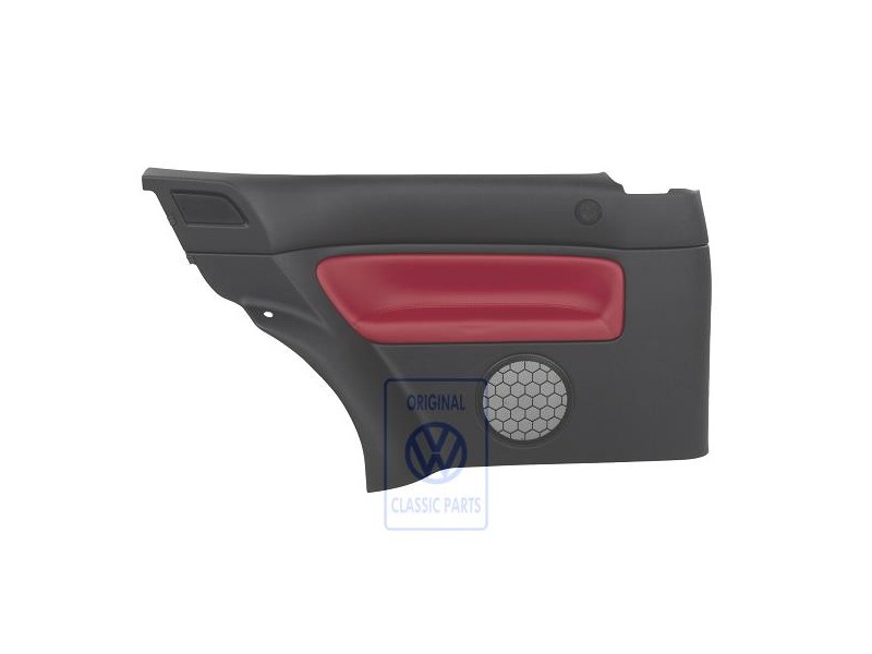 VW Original Revestimiento Lateral (Cuero) Rojo - 1J3867043CNLLD